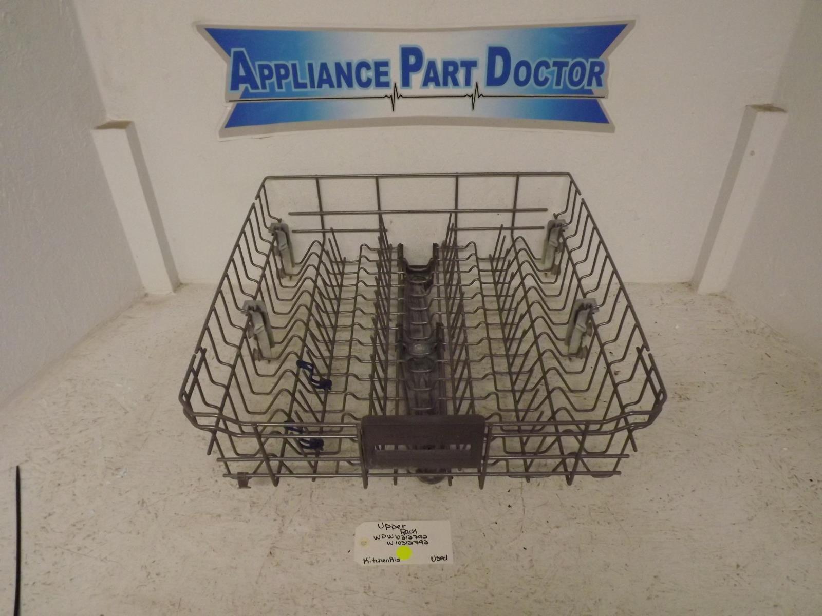 KitchenAid Dishwasher WPW10312792 W10312792 Upper Rack Used KitchenAid Dishwasher WPW10312792 W10312792 Upper Rack Used